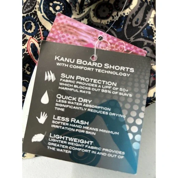 Kanu Surf Women's Comfort Technology UPF 50+ Active Swim Board Shorts Size 14 - Picture 8 of 13